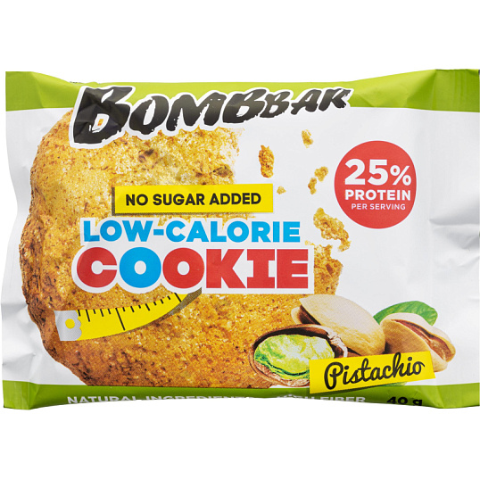 Печенье Bombbar протеиновое низкокаллорийное Фисташка, 40г