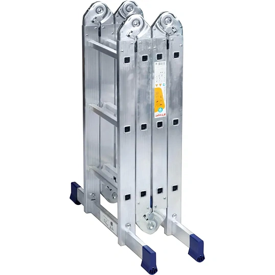 Лестница шарнирная алюминиевая 4х3 ступени Комус    