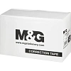 Корректирующая лента M&G, 5мм x 6м,  цвет в ассортименте, в блистере