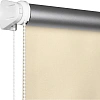 Рулонная штора Комус Мебель blackout silver 537837 V5, 80х160, бежевый