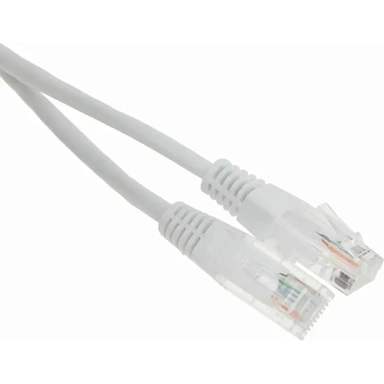 Патч-корд TWT TWT-45-45-5.0-WH UTP кат.5e, 5.0 м, белый