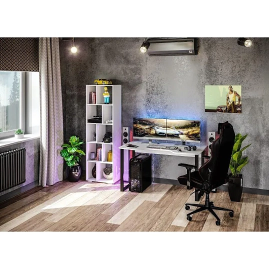 Стол компьютерный Сокол КСТ-19  Белый