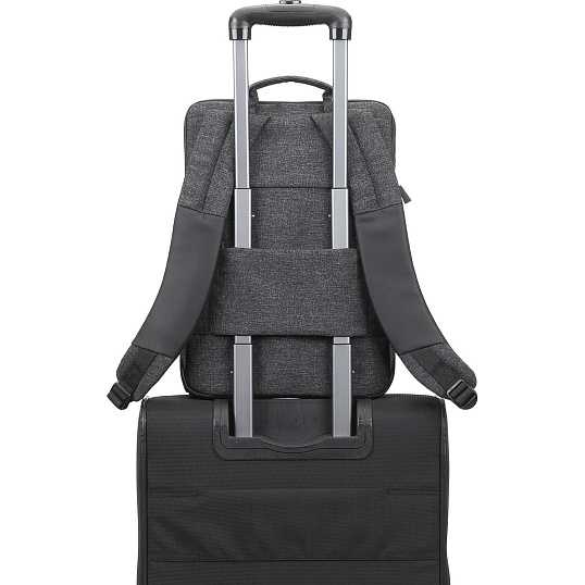Рюкзак для ноутбука RIVACASE 8861 black mélange 15.6/4