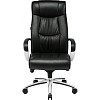 Кресло BN_Fc_Руководителя Echair-534 TL кожа черная, хром