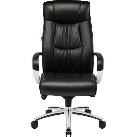 Кресло BN_Fc_Руководителя Echair-534 TL кожа черная, хром