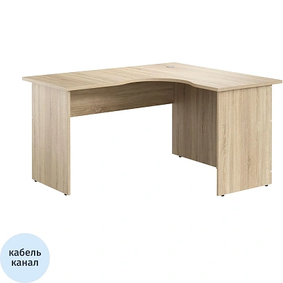 Стол эргономичный Easy One LT 22/16 прав. (1400x1200x740мм) Дуб Сонома П/Н