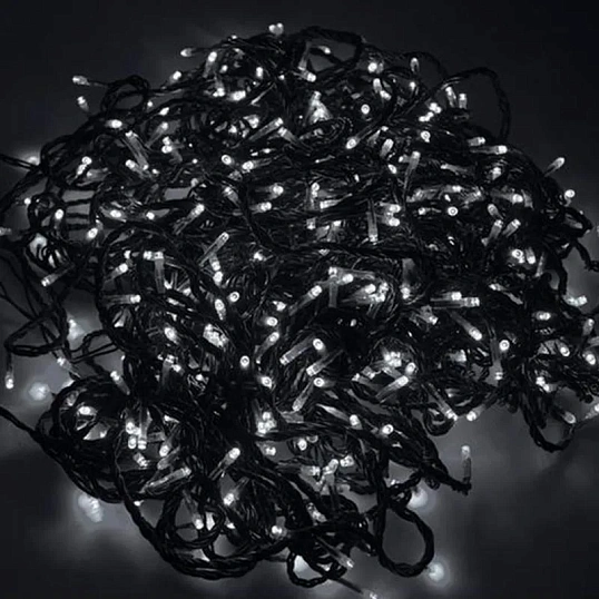 Гирлянда светодиодная LED ClipLight 24V, 3 нити по 10 м, Белый 323-315