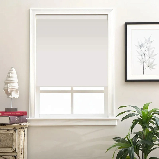 Рулонная штора Комус Мебель Sky W2237 V5, 50х160 бежевый