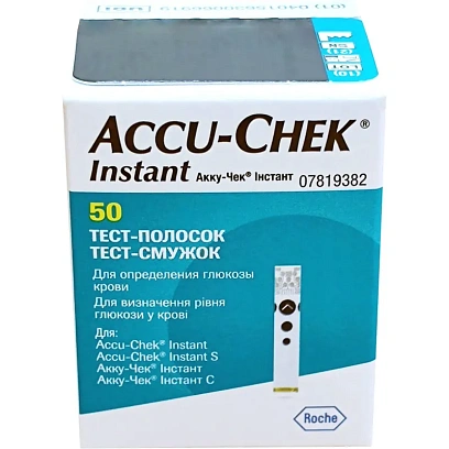 Тест-полоски Акку-Чек Инстант 50 шт/уп
