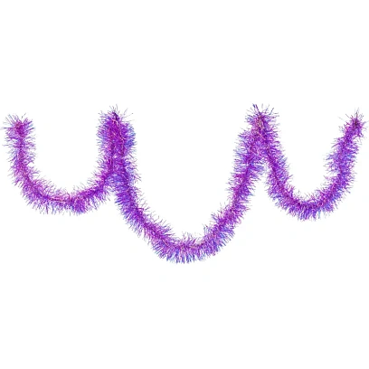 Мишура диаметр 9 см, 2м фиолетовая SDMT-HT-051