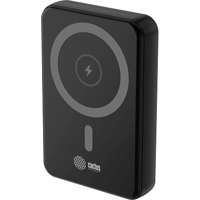 Внешний аккумулятор Cactus CS-PBFSUA-10000 22.5W 4.5A USB-C беспр.зар.черн