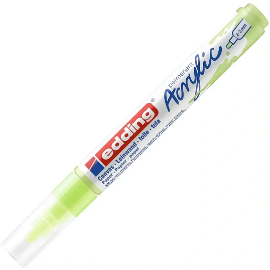 Маркер акриловый Edding 5100/917.кругл.нак. 2-3 мм. Цвет Пастельный зеленый