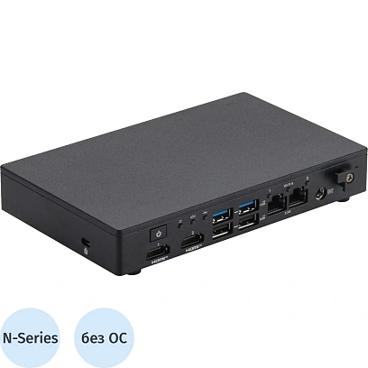 Неттоп ASUS NUC13BRK (90AS0011-M000C0) N50/Intel UHD/DOS/Black