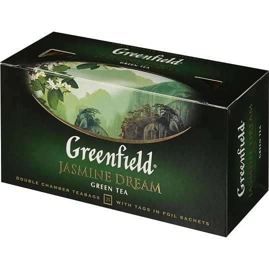 Чай Greenfield Jasmin Dream зел.фольг.25пак. 0373-10,104572