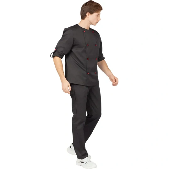 Китель Повара у23-КУ черный (р.48-50) р.170-176