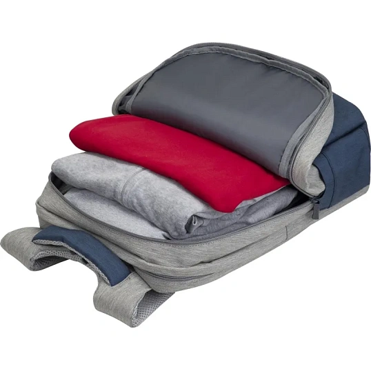 Рюкзак для ноутбука RIVACASE 7567 grey/dark blue 17.3/6