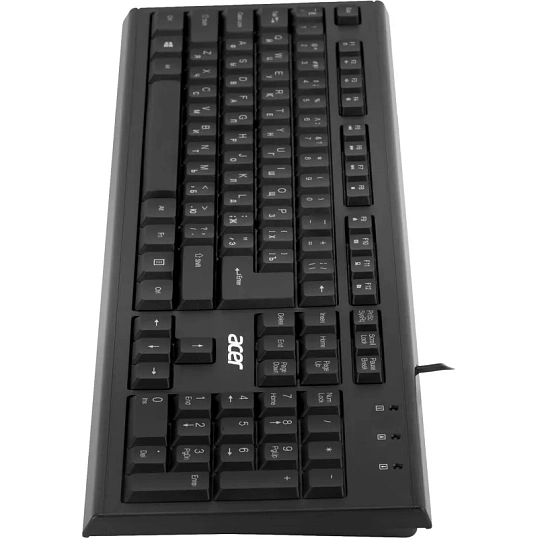 Клавиатура Acer OKW120 black USB(ZL.KBDEE.006)
