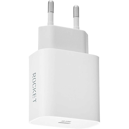 Зарядное устройство сетевое Rocket Space  20W, USB-C,белый(RWC503WH20SP-C)