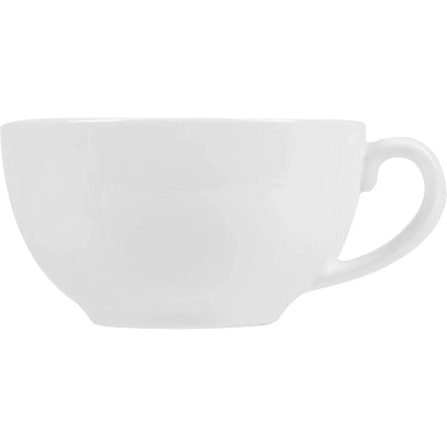 Чашка чайная 'Кунстверк';фарфор;280мл;D=109/54,H=60,L=130мм;белый 4шт/уп