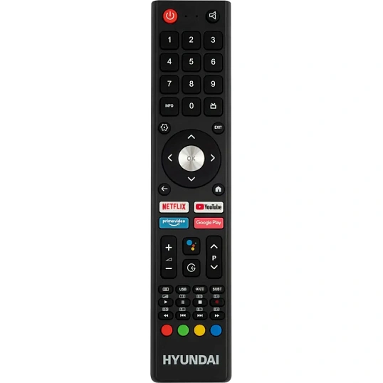 Телевизор Hyundai H-LED55QBU7500, UHD, QLED, смарт (Android TV)