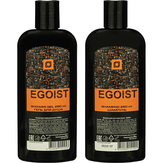 Подарочный набор 381 EGOIST (Шампунь 250 + Гель д/душа 250)  МУЖСКОЙ