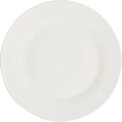 Тарелка Kaylas, D224мм, фарфор, белая 6шт/уп