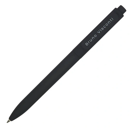 Ручка шариковая автомат. SoftClick.Black 0.7мм синяя 20-0102
