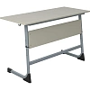 Парта MET_Стол ученический Комус Мебель Школа 2.0,2-мест.5-7 р.г.сер/серый