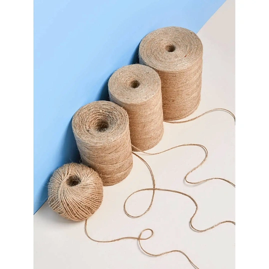 Шпагат льняной банковский 1,25ктекс П6 (0,5кг/боб.)