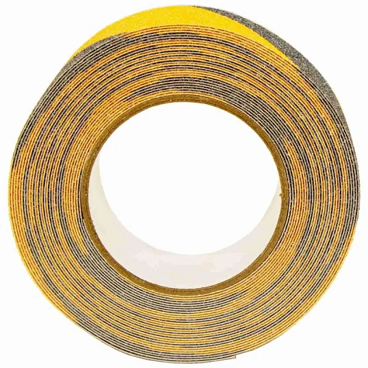 Клейкая лента противоскольз. AS60 Vintanet,сред.зерн.,чер-желт.,50мм х 10м