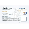 Салфетка в рулоне 40х40, белый (200шт/упак), SS Выбор, 10476(3125)