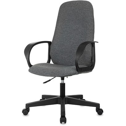 Кресло БР Комус Мебель EChair 660 ткань,серый,пластик