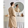 Халат Махровый Мужской  DELRAY Кимоно бежевый, L-XL,300 гр/м2