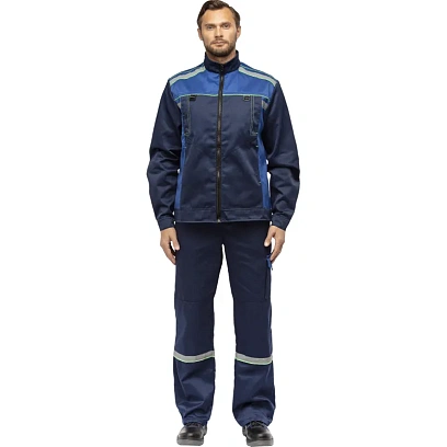 Костюм рабочий летний муж. л26-КПК син/вас (р.60-62) 170-176