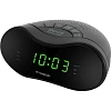 Радиобудильник Hyundai H-RCL200 черный LED подсв:зеленая часы:цифр AM/FM