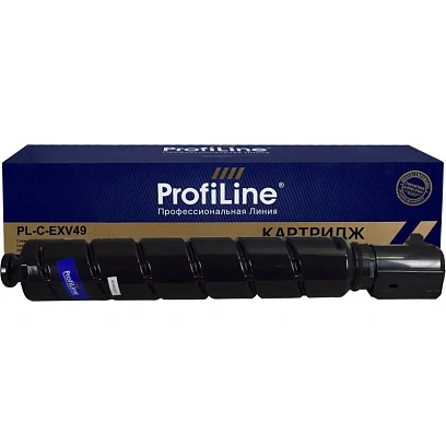 Тонер-картридж ProfiLine C-EXV49 BK (8524B002) чер. для Canon iR-ADV C33xx
