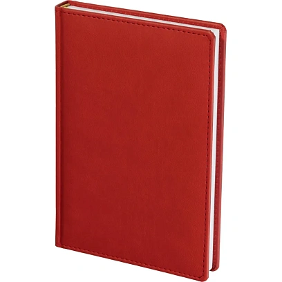 Ежедневник недатированный красный,А5,143х210мм,176л,ATTACHE Сиам