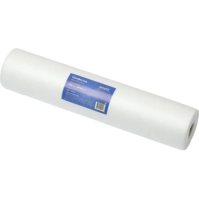 Салфетка в рулоне 40х40, белый (200шт/уп) спанбонд, Стандарт, пл. 15, 10493