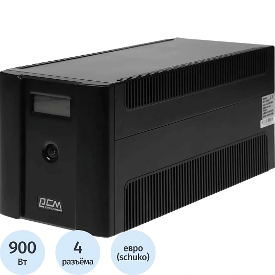 ИБП Powercom Raptor RPT-1500AP LCD EURO