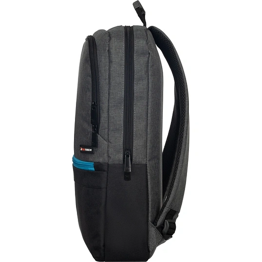 Рюкзак для ноутбука BigTech Special 17.3 LBP-BT-03BKGR, черно-серый