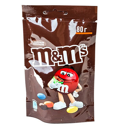 Драже M&M`s c молочным шоколадом, 80 г