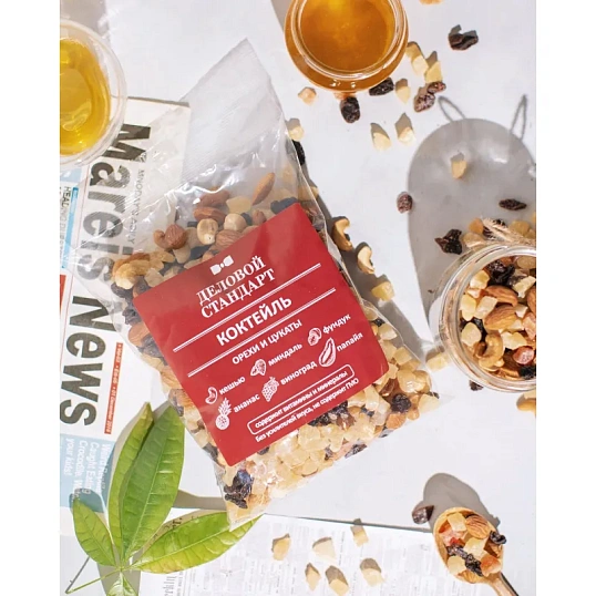 Коктейль Деловой Стандарт орехи и цукаты, 500г