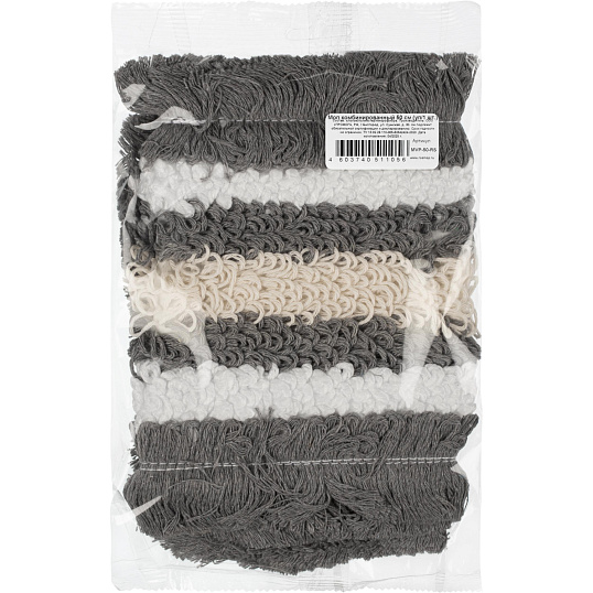 Насадка МОП петельный комбинир серый (крепление карман-язык) 50см_MVP-50-RS