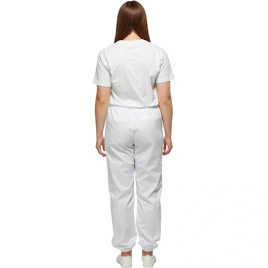 Брюки для пищевого производства бел. универс. сат у17-БР (р.60-62)р.158-164