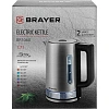 Чайник электрический BRAYER BR1060,2,2кВт,1,7л,STRIX,металл,подсвет