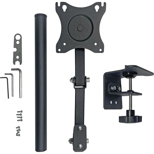 Кронштейн РЭМО_СНМ для 1 монитора 'К-501' настол наклонно-поворотный черный