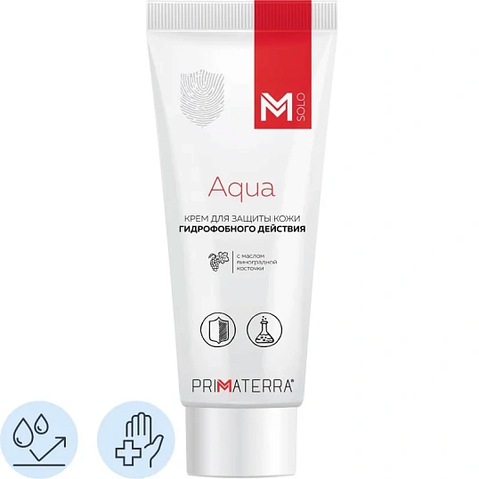 Крем защитный М SOLO Aqua для рук гидрофобный 100