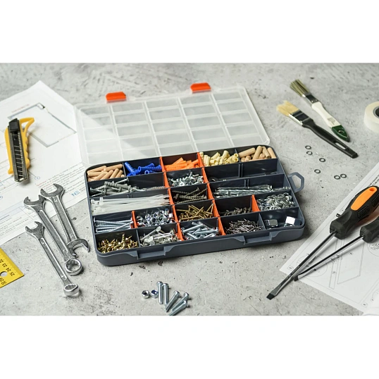 Органайзер для мелочей Blocker Expert 11,5 серо/оранжевый BR383310026