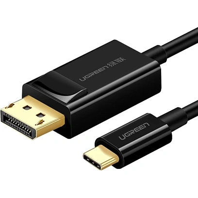 Кабель UGREEN MM139 (50994) USB Type C to DP Cable.1,5м черный