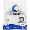 Патч-корд Cabeus PC-UTP-RJ45-CAT.5E-0.5M-LSZH серый